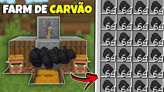 MELHOR FARM de CARVÃO no Minecraft Bedrock 1.21/26+!