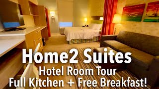 Home2 Suites Room Tour - Full Kitchen & Free Hotel Breakfast! Would You Stay Here?