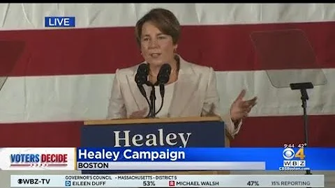 Maura Healey speaks after being elected Massachuse...