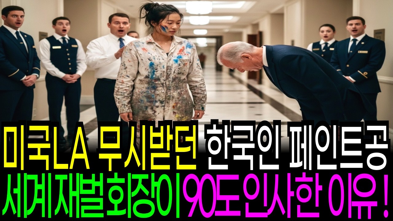 미국LA무시받던 한국인 페인트공 시계 재벌 회장이 90도 인사한 이유 l 오디오북,사연라디오,노후사연