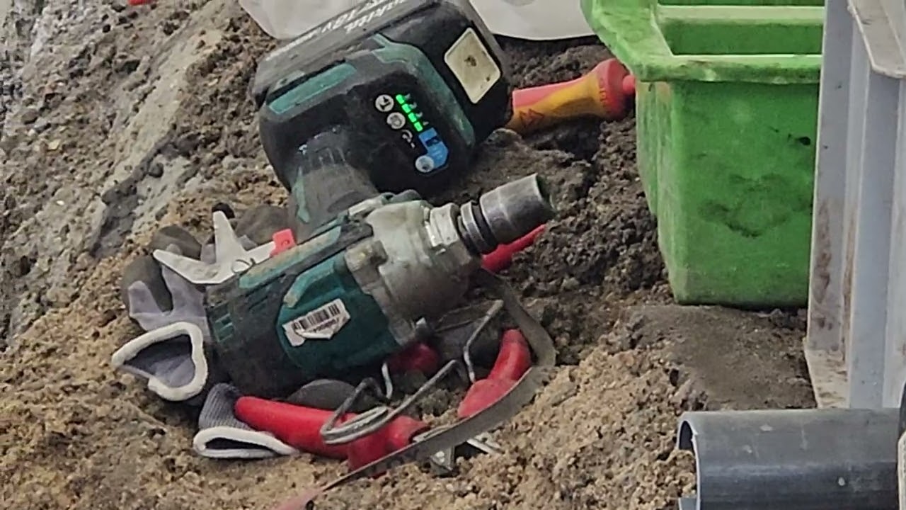 Even geen stroom, het fijnere werk.