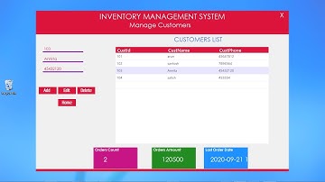 C# full project(Inventory Management System)with source code