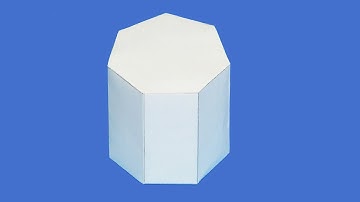 How to make a Heptagonal Prism / Heptagonal prism