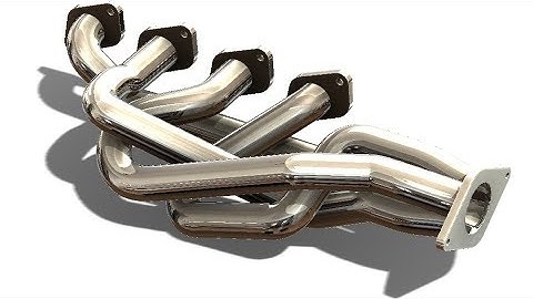 SolidWorks Tutorial # 330: advanced exhaust manifold (exhaust manifold 3, 3D tubing) - project 37