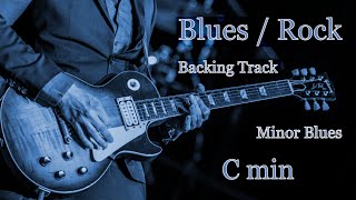 Blues Rock Backing Track || C Minor Blues ||