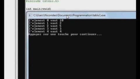Apprendre à programmer - TP 7 - Langage C - Les tableaux