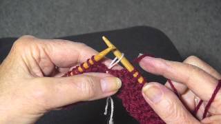 SEED STITCH ON CIRCULAR NEEDLE