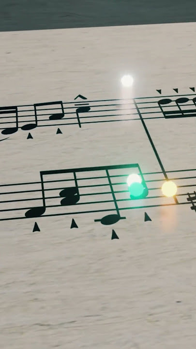 Rush E, Piano sheet animation