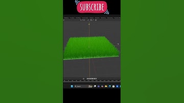 Lowpoly Grass in 20 Seconds - Blender 4.4 #b3d #blender #tutorial
