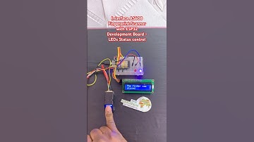 Interface AS608 Fingerprint Scanner with ESP32 Development Board - LEDs Status control