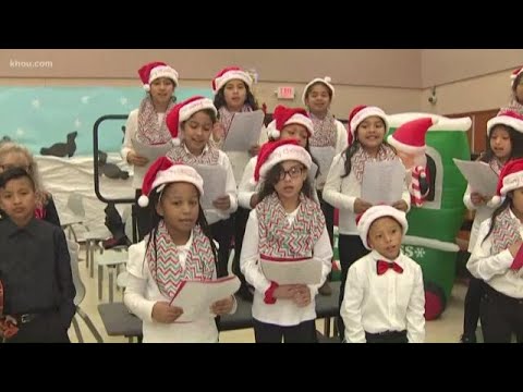 Pilgrim Academy’s school choir and orchestra get into the holiday spirit