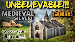 BEST days METAL DETECTING in 24 YEARS!! - 1,000 YEAR OLD Church - GOLD & SILVER - UNBELIEVABLE DAY!