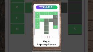 Play Tyzlle 21 | Word Game