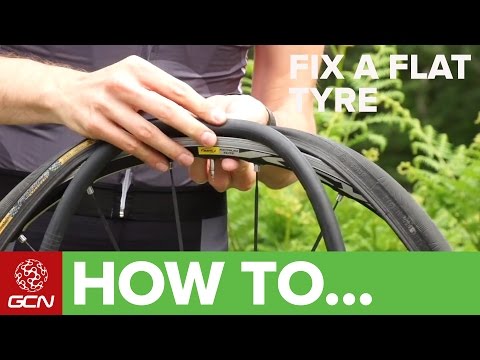 How To Fix A Flat Tyre - Fix A Road Bike Puncture