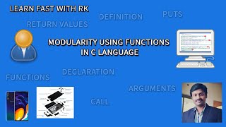 Modularity using functions| Functions |C Programming| No arguments No return values| Easy Practical