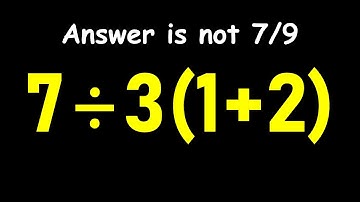 Most People Get This Math Question Wrong!