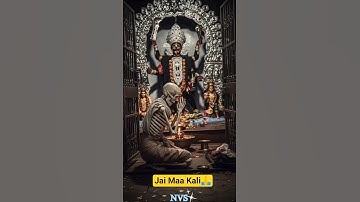 🔥💀 When a Skeleton Bows… MAA Kali Awakens Divine Power! 🌑 #shorts #ytshorts #nanditaviralshorts