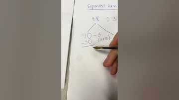 Part 1: 3rd grade Division using Expanded Form.