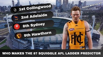 WHO MAKES THE 8?!? | SQUIGGLE AFL LADDER PREDICTOR