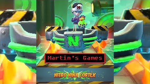 Nitro Nina Cortex Boss Fight - Crash on the Run (Crash Bandicoot iPhone Mobile Gameplay)