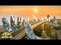 Flying over vietnam 4k uamazing beautiful nature scenery  relaxing music  4k ultra