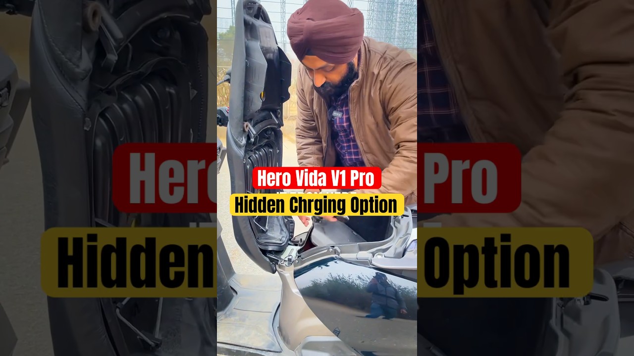 Hero Vida V1 Pro Hidden Charging Options 