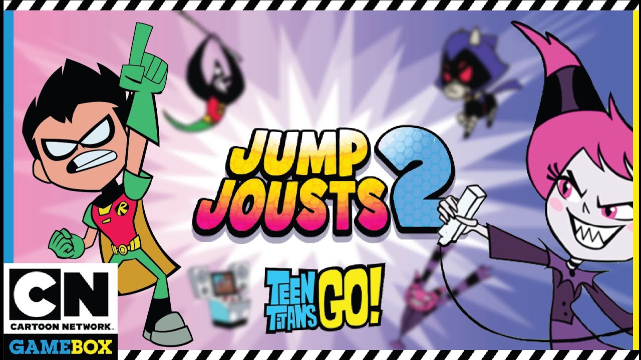 POKI Jogando Teen Titans Go Jump Jousts Com meu Pai ( primeiro Video do  Canal) 