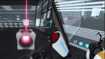 portal 2 team building part 3 multiplayer split screen walkthrough