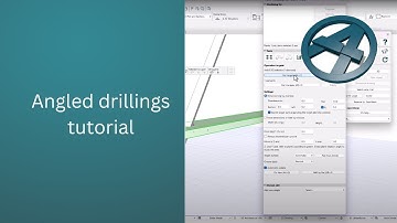 ArchiFrame Angled Drillings: Groove Tool-Machining-Drillings: Mini Tutorial