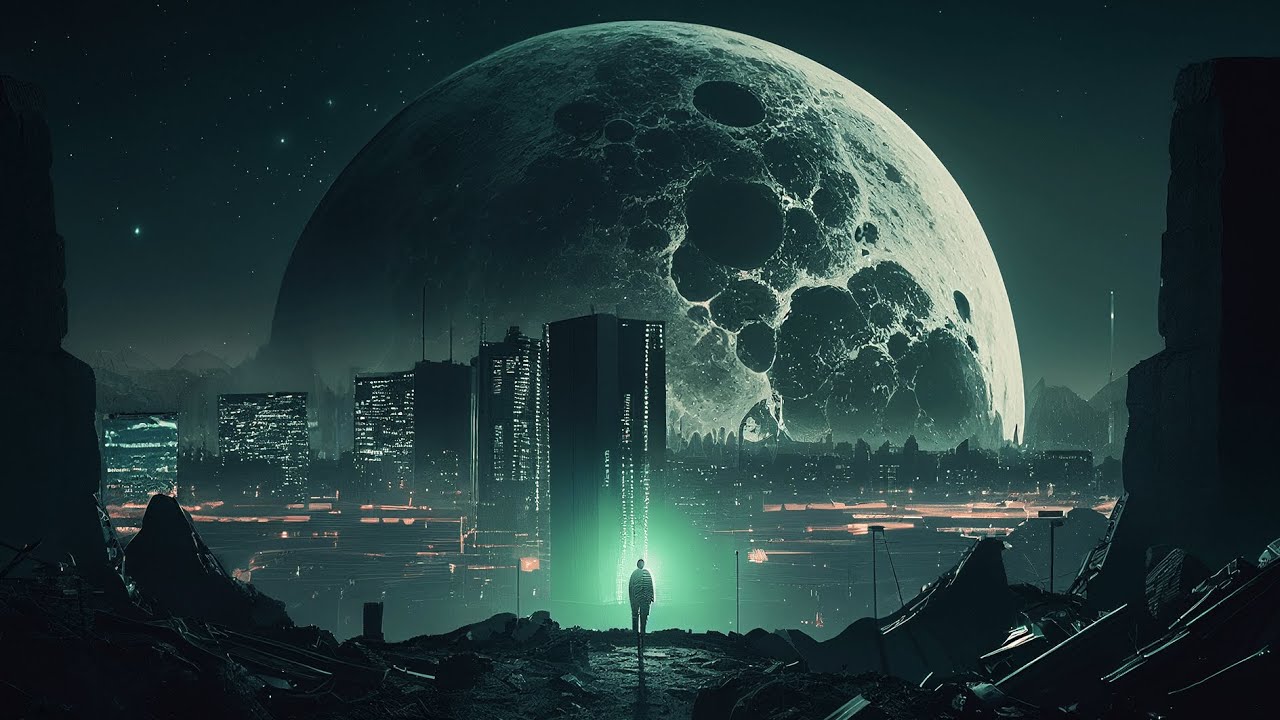 City On The Moon - Deep Space Cyberpunk Dark Ambient Journey ...