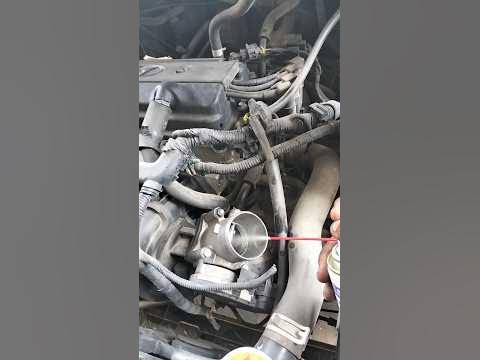 how to clean throttle body without removing it #throttlebody | car