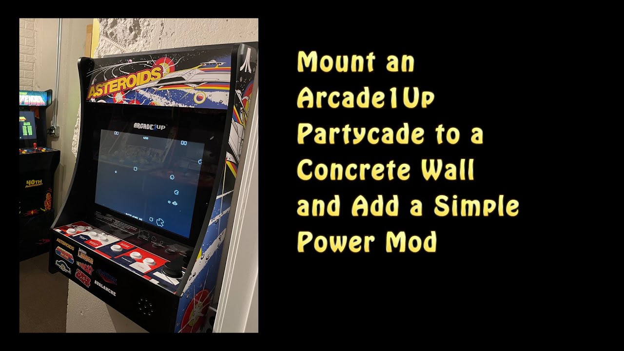 MINICADE Wall Mount or Countertop Home Arcade Machine