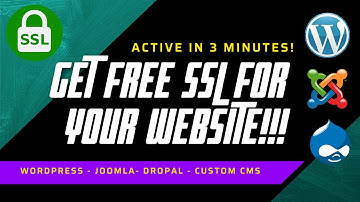 Get FREE SSL CERTIFICATE for Wordpress , Joomla & All CMS Websites | Active GOOGLE SSL in 3 Minutes!