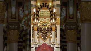 Wallpaper Custom 3D. ( High Class Wallpaper 3D ). interior masjid Nabawi  #masjidnabawi #shorts