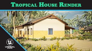 Tropical Beach House Environment in Unreal Engine 5 | Realistic Coastal Scene