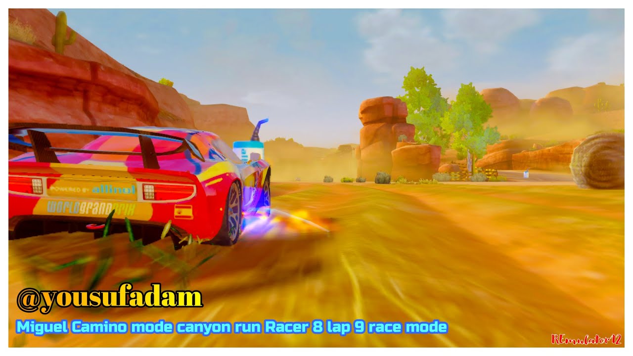 Cars 2 The Video Game | Miguel Camino - Race Mode (8 Racers) | Canyon ...
