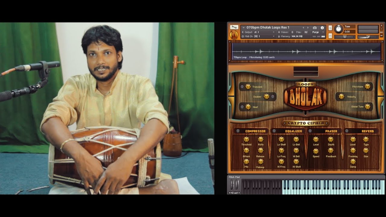 Crypto Cipher releases Indian Dholak loops in Kontakt, Rex and Wav Formats