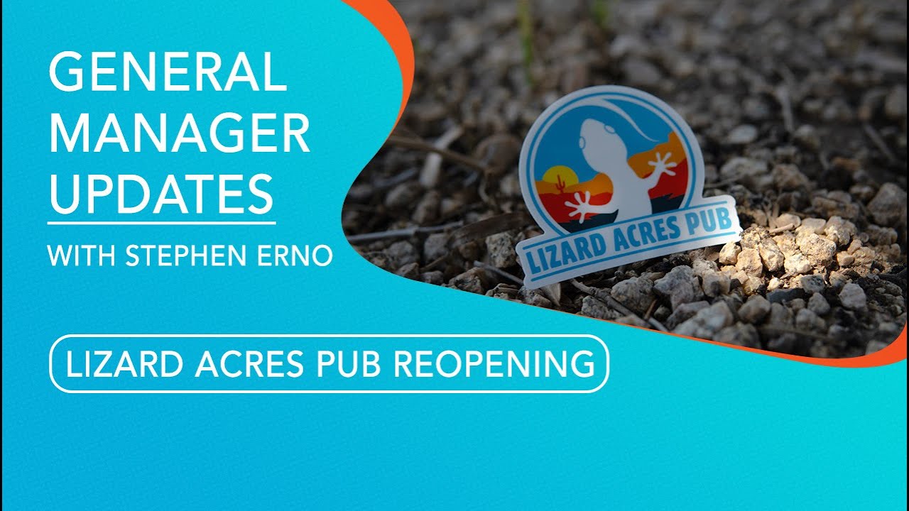 Обновление от генерального директора: повторное открытие паба Lizard Acres