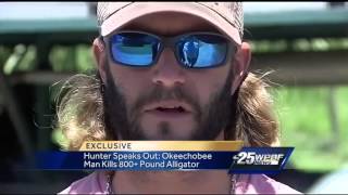 Man catches 800 pound alligator in Highland County