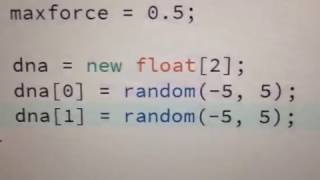 Steering Behaviours Evolution 1