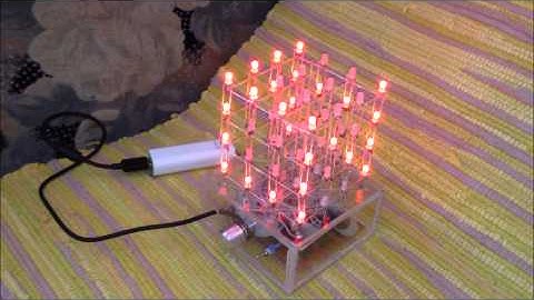 4x4x4 RGB LED Cube