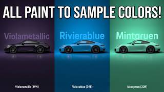 All Porsche 911 Paint To Sample Colors 137 Pts Options For 992.2