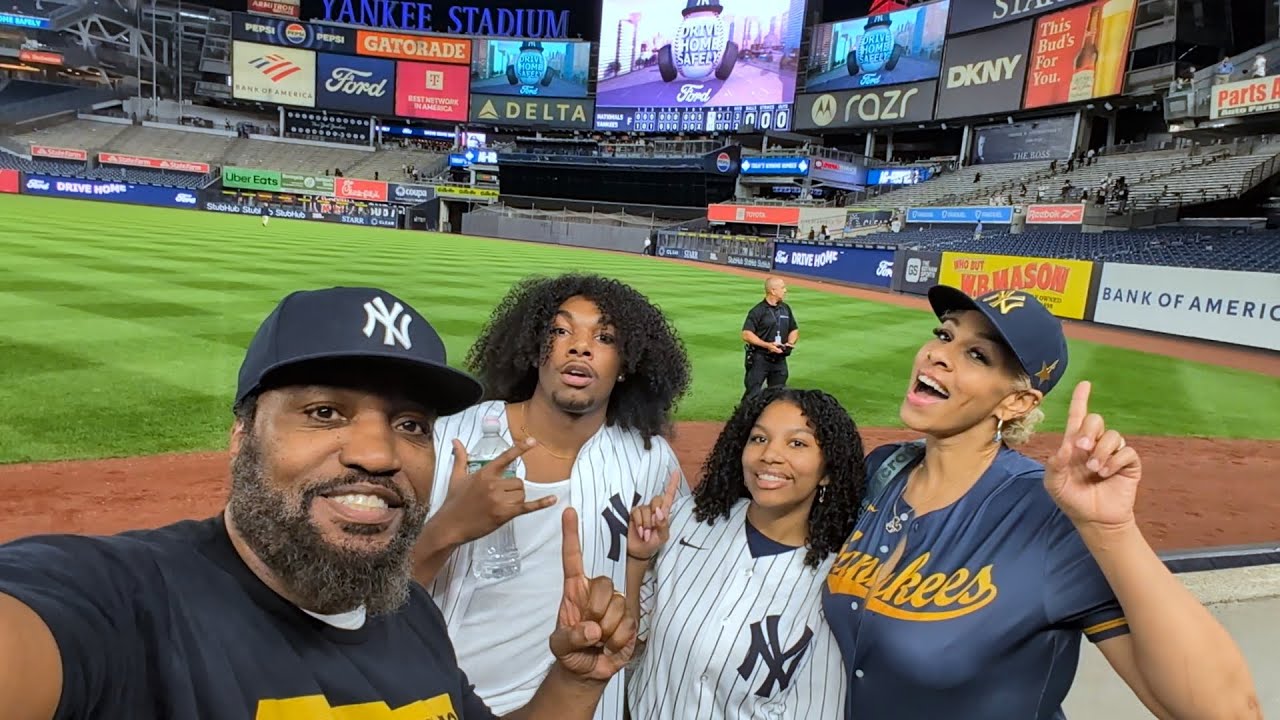 Наш безумный день на стадионе! Наш первый матч с «Нью-Йорк Янкиз»