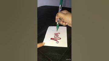 Comment your name 🌸💕 #calligraphylattering #nhuandaocalligraphy #nameinitials #fypシ゚viral