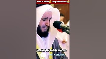Very Emotional Imaam of Kuwait🇰🇼 Mishary Bin Rashid Alafasy😥❤️ #shorts