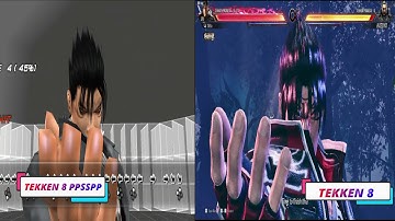 TEKKEN 8 — Jin Kazama Rage Art | ppsspp vs Ps5