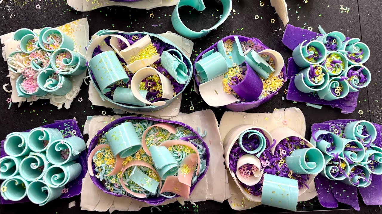 💜✨ASMR CRUSHING GLITTER SOAP BOXES😍 | THERAPEUTIC | CRISPY CRUSHING SOUND💜