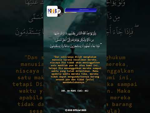 ALLAH MASIH KASIH KESEMPATAN UNTUK TAUBAT - KHALID BASALAMAH