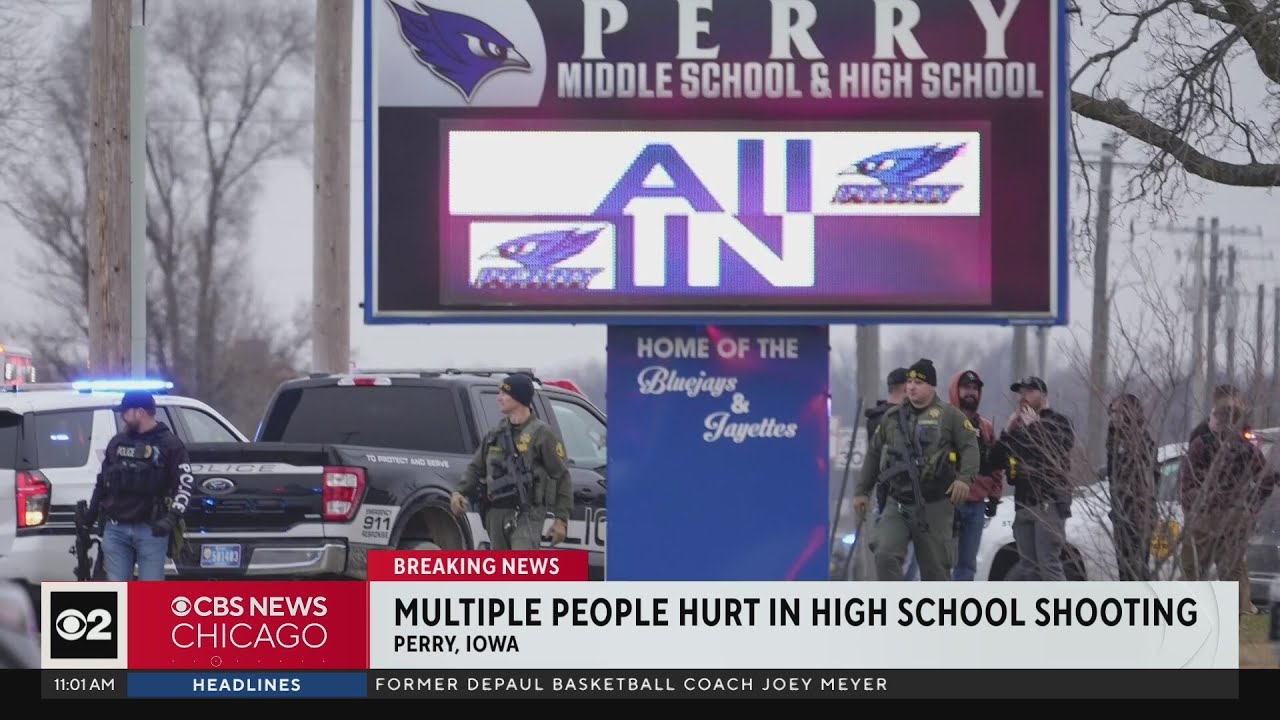 Multiple people injured in Iowa high school shooting - YouTube