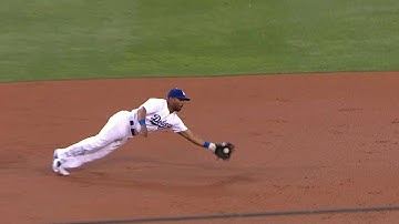 WSH@LAD: Callaspo dives to snare a liner toward third